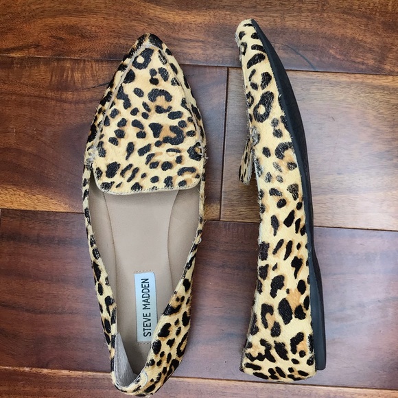 Steve Madden Shoes - Steve Madden FeatherL Leopard Flats 8.5 M